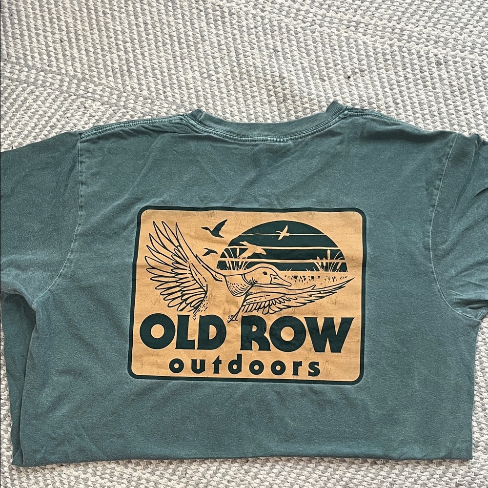 Old Row Outdoors Green Short Sleeve Tee